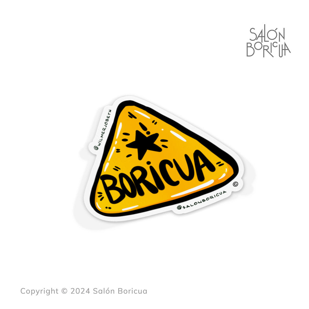 Boricua Alert Sign (Premium Sticker)