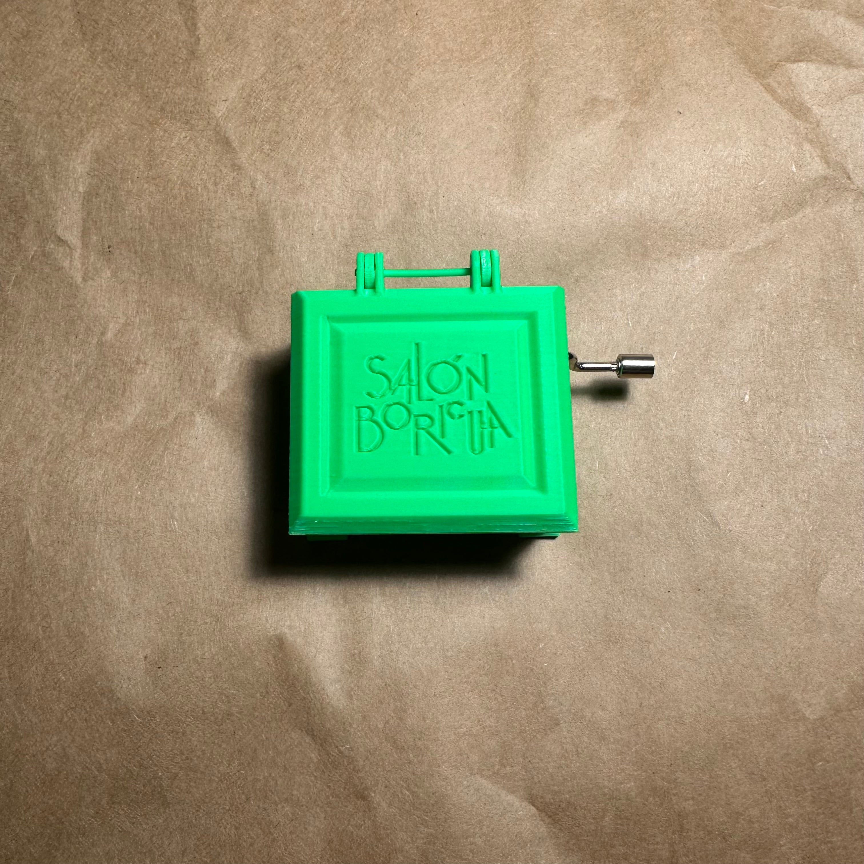 Cajita Musical #4 Verde - La Borinqueña (Musical Box)