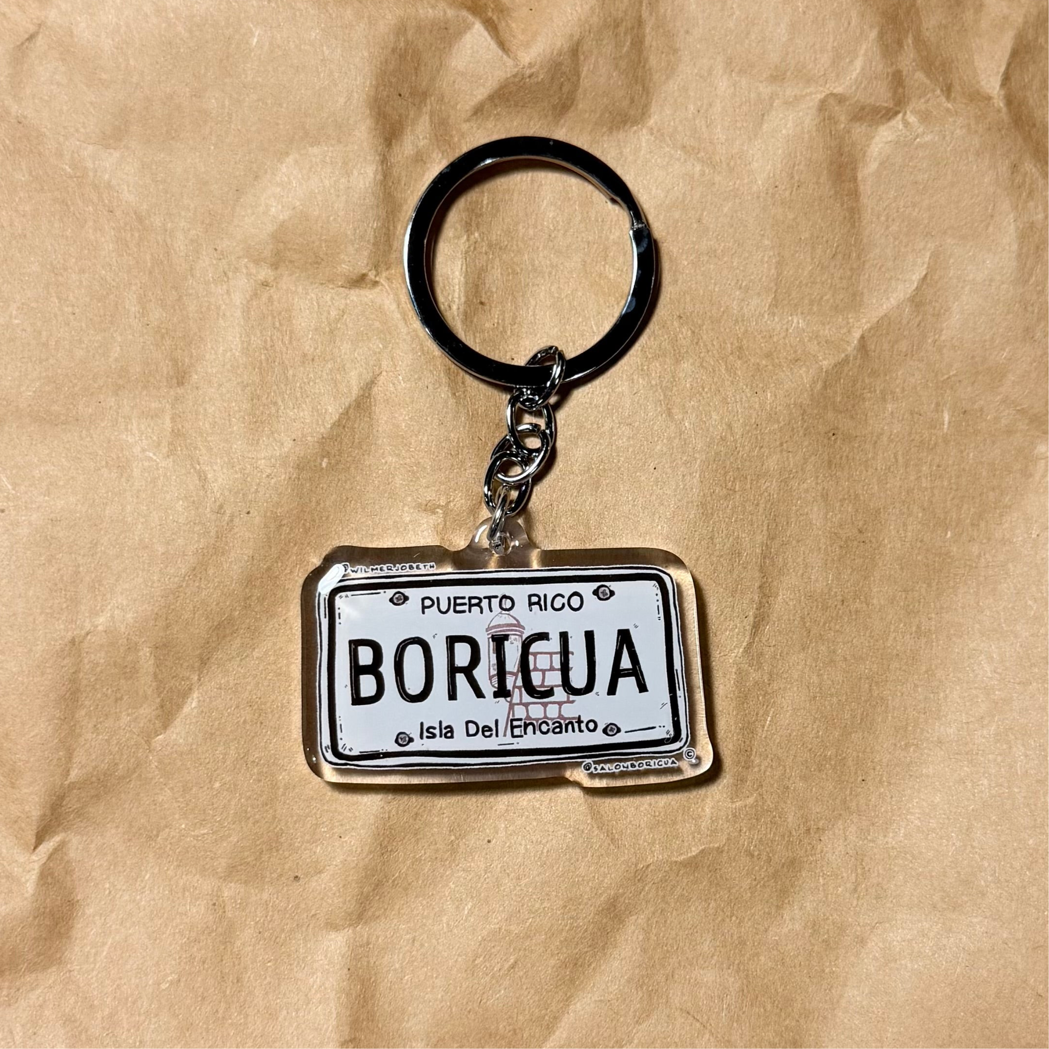 Keychain: Tabilla Boricua Clásica (Keychain)