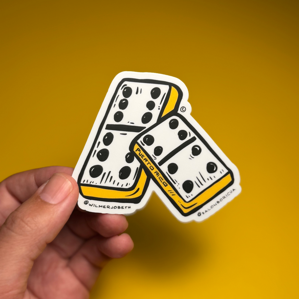 Dominó Puerto Rico (Premium Sticker)