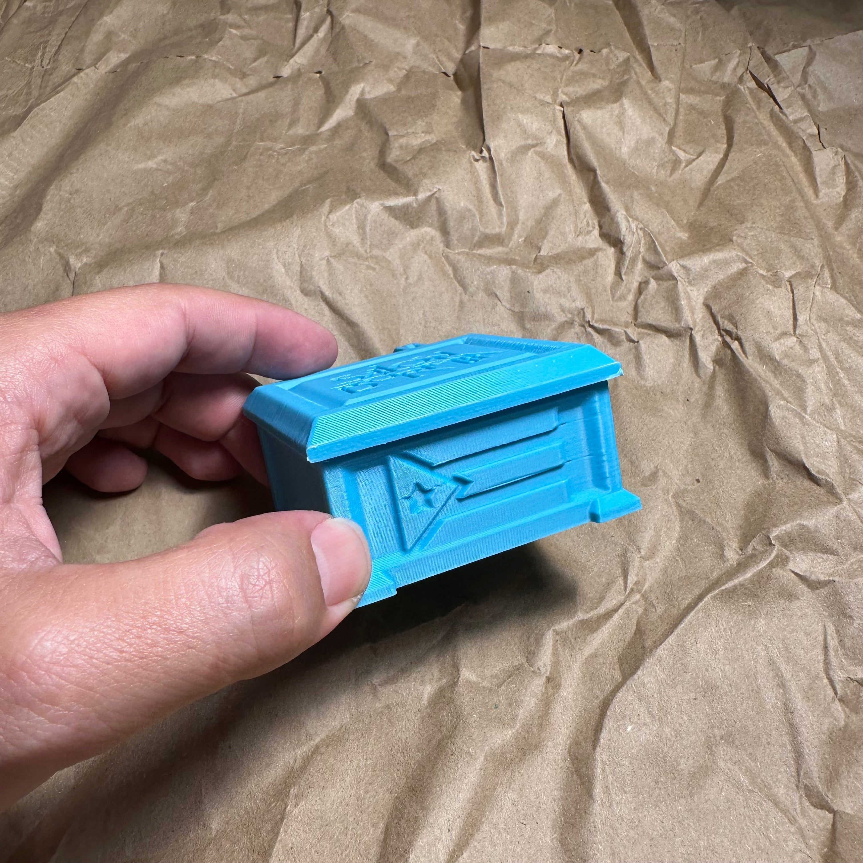 Cajita Musical #3 Azul - La Borinqueña (Musical Box)