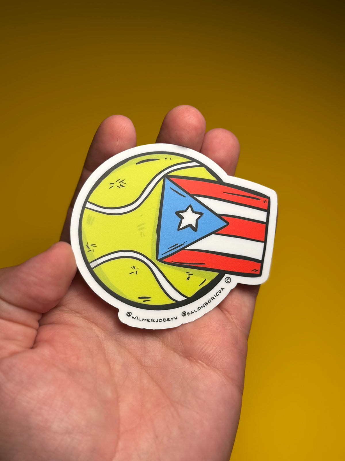 Bola de Tenis - Tennis Ball (Premium Sticker)