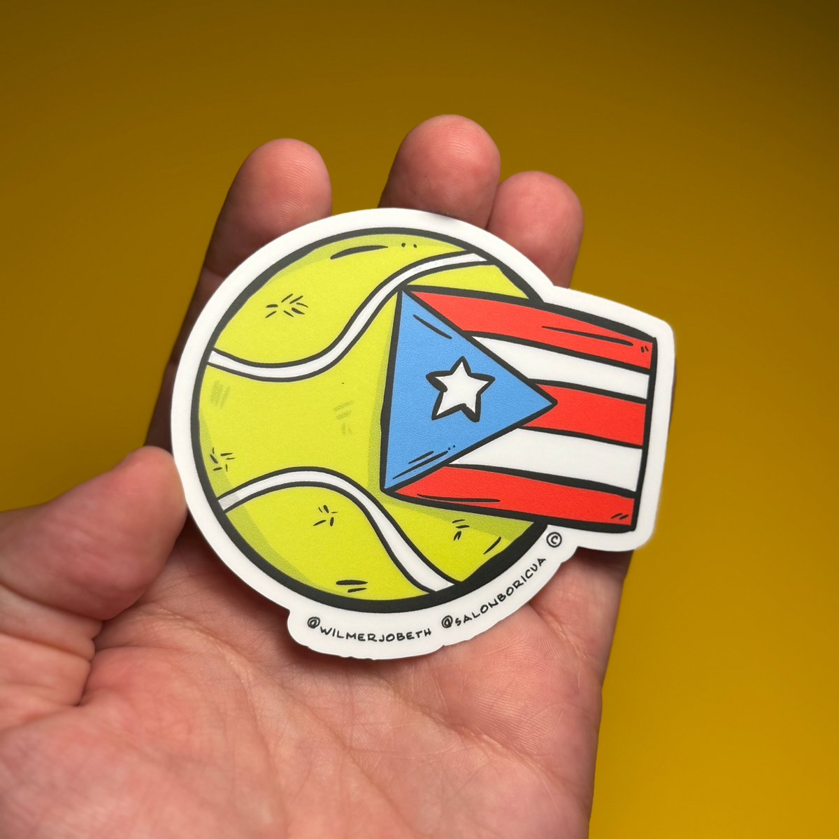 Bola de Tenis - Tennis Ball (Premium Sticker)