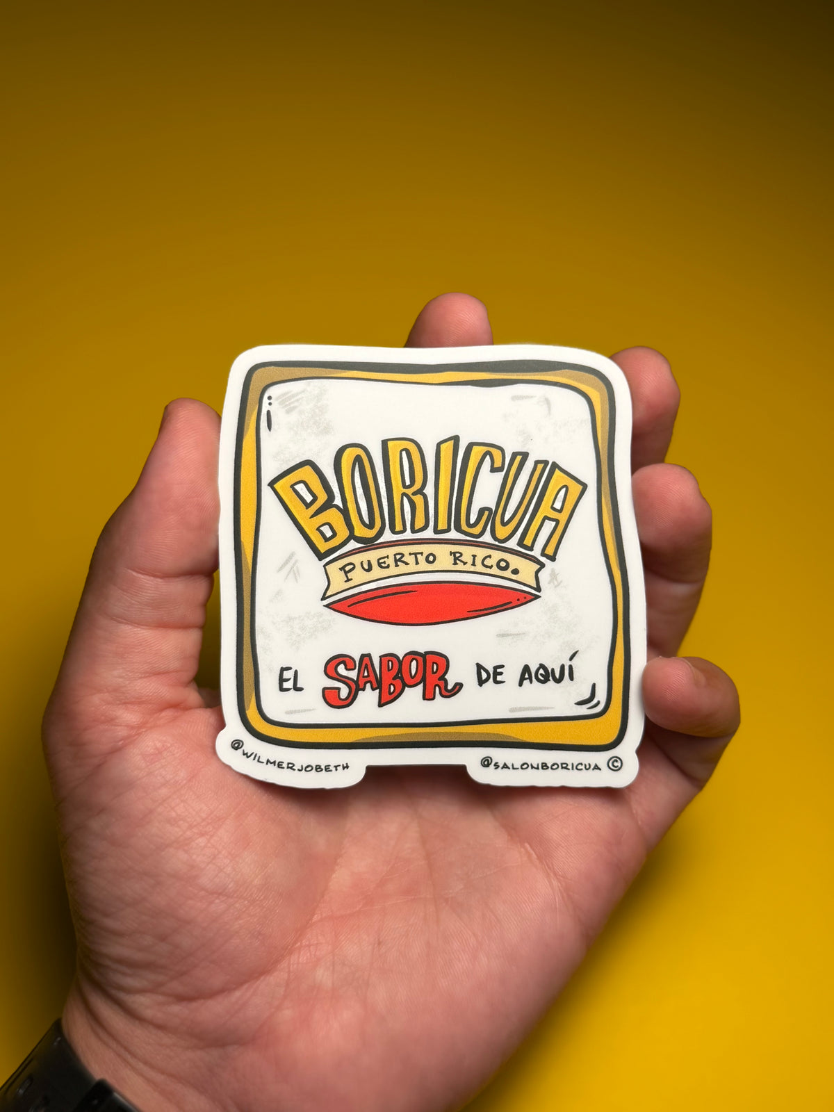 Boricua Corona Vintage (Premium Sticker)