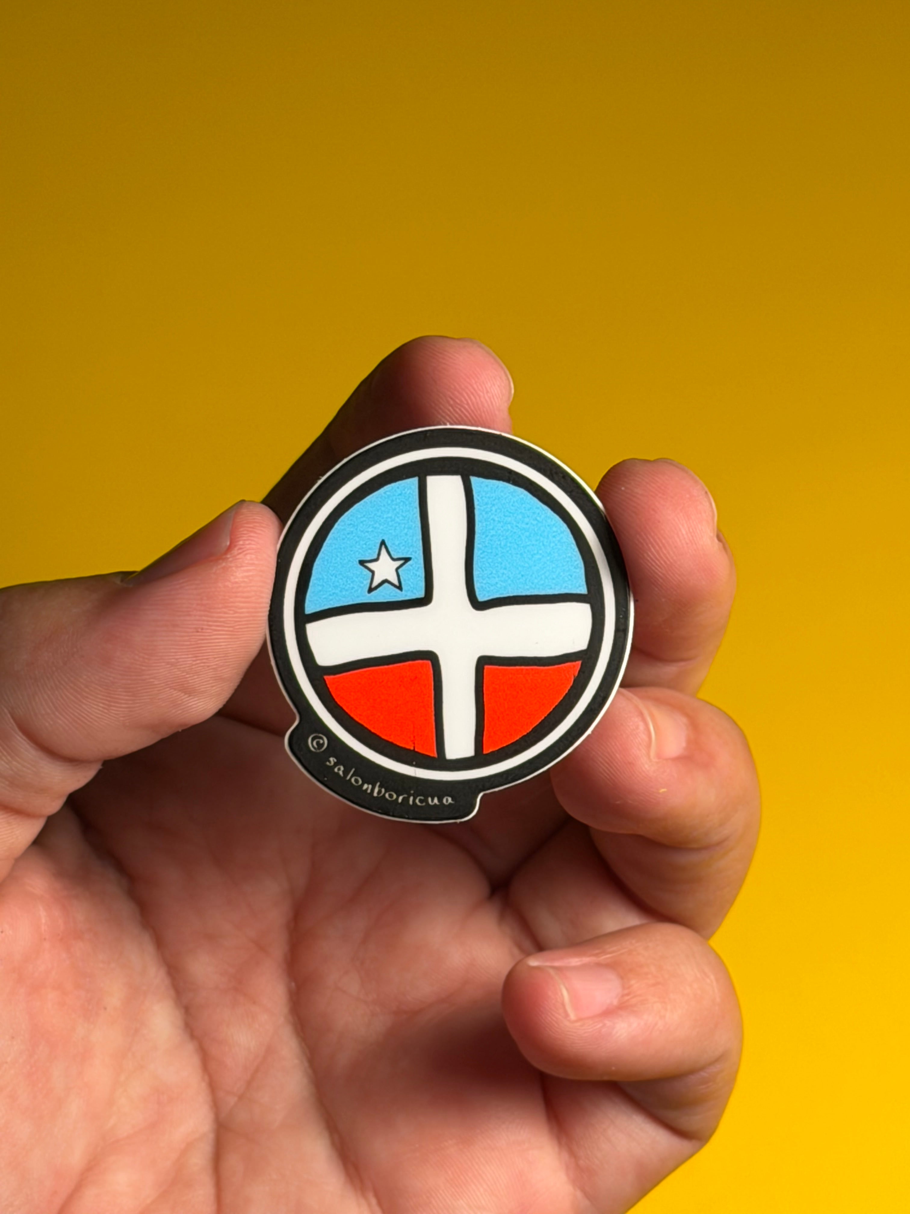 Mini Sticker: Bandera de Lares (Premium Sticker)