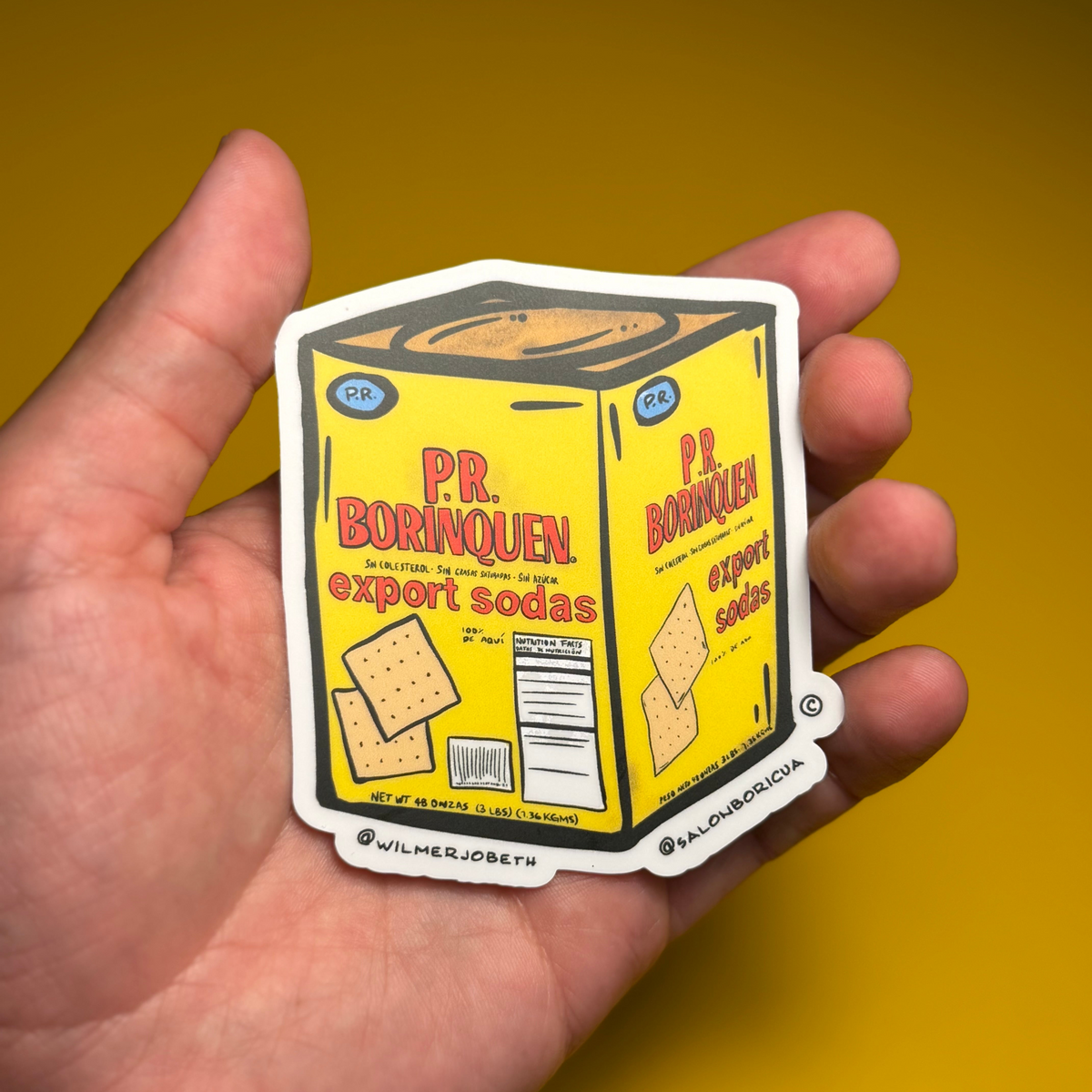 Lata de Galletas Borinquen (Premium Sticker)