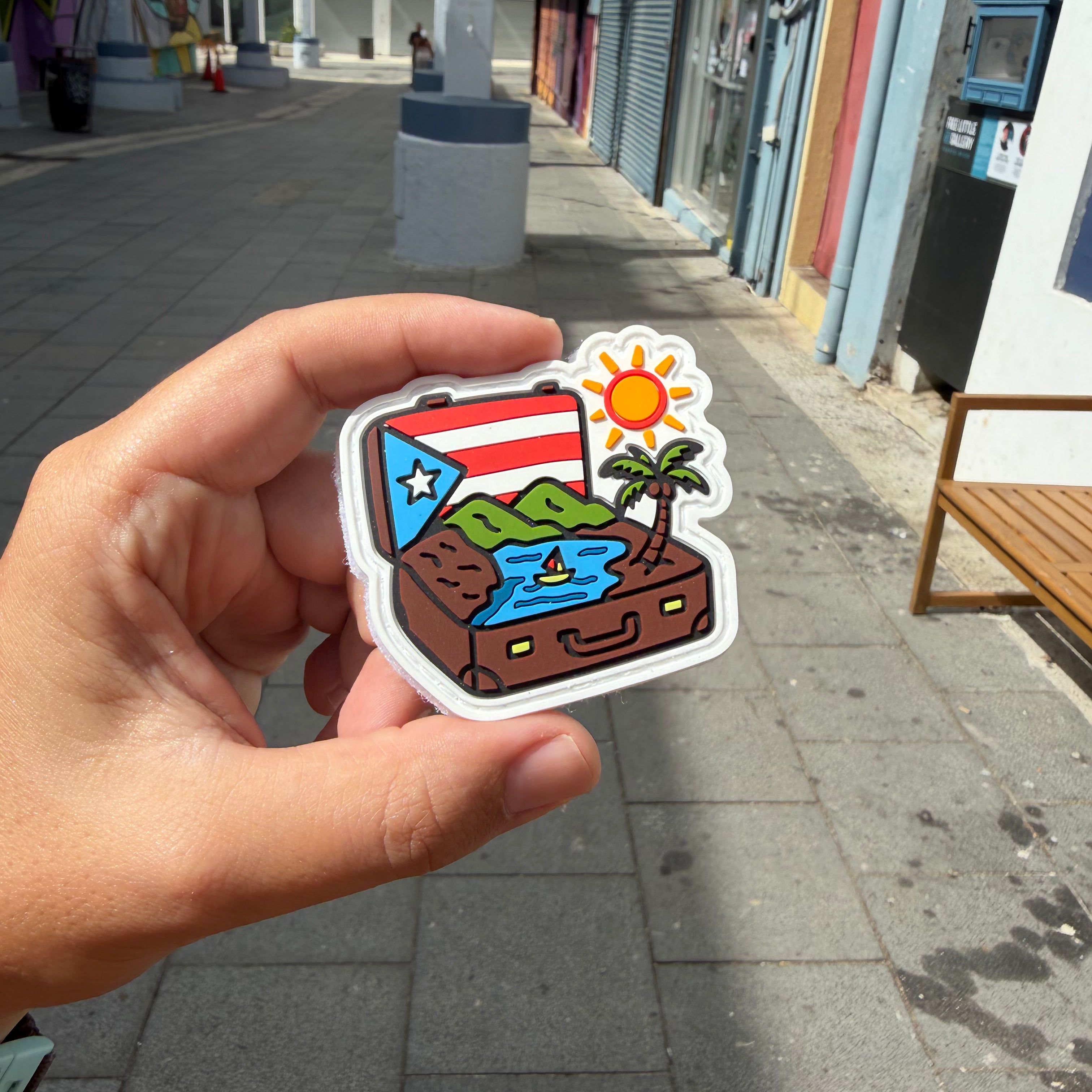 Parcho PVC/Velcro: Mi Maleta Boricua (Patch)
