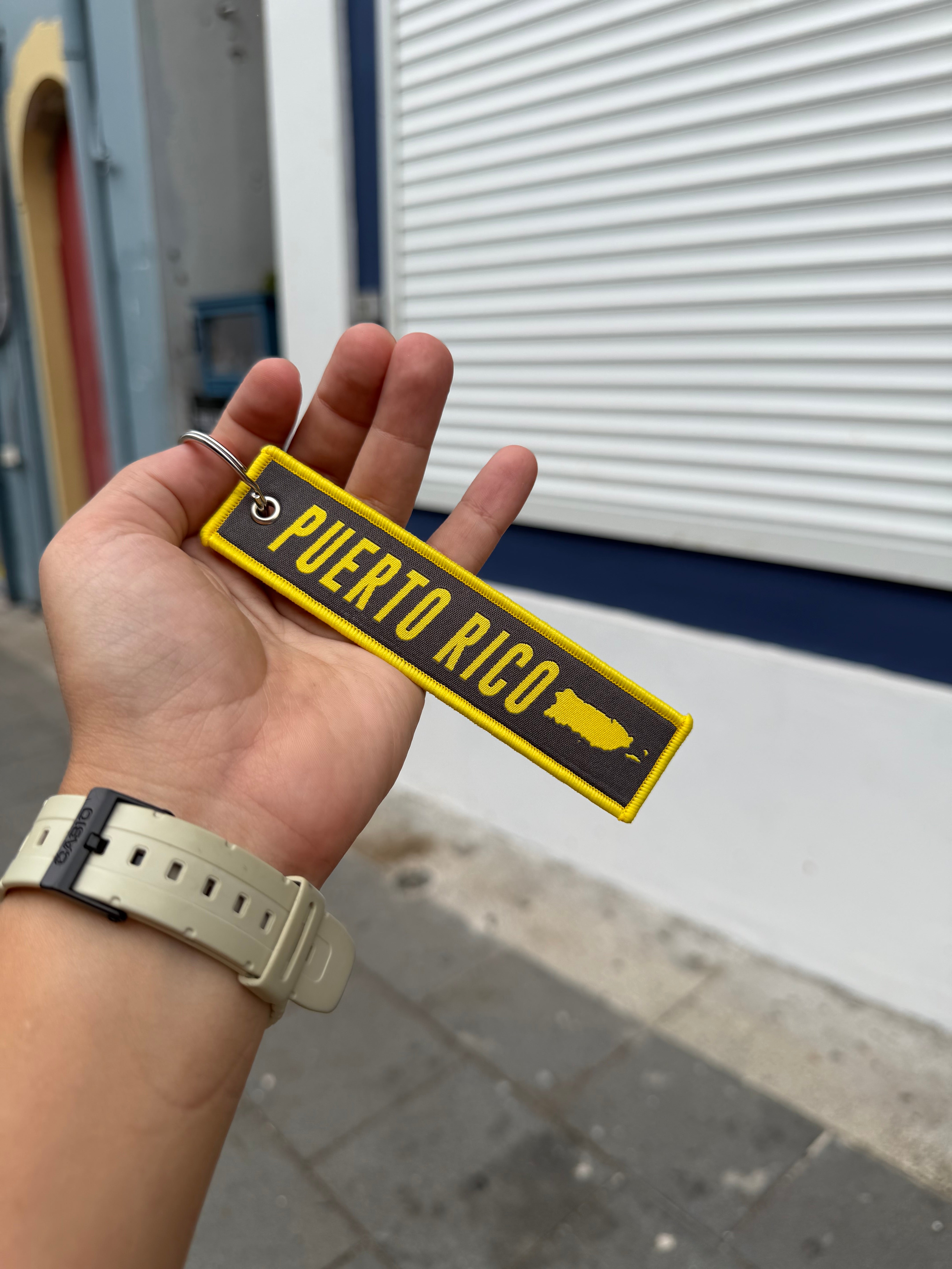Llavero: Puerto Rico Archipiélago - Dark Grey (Keytag)
