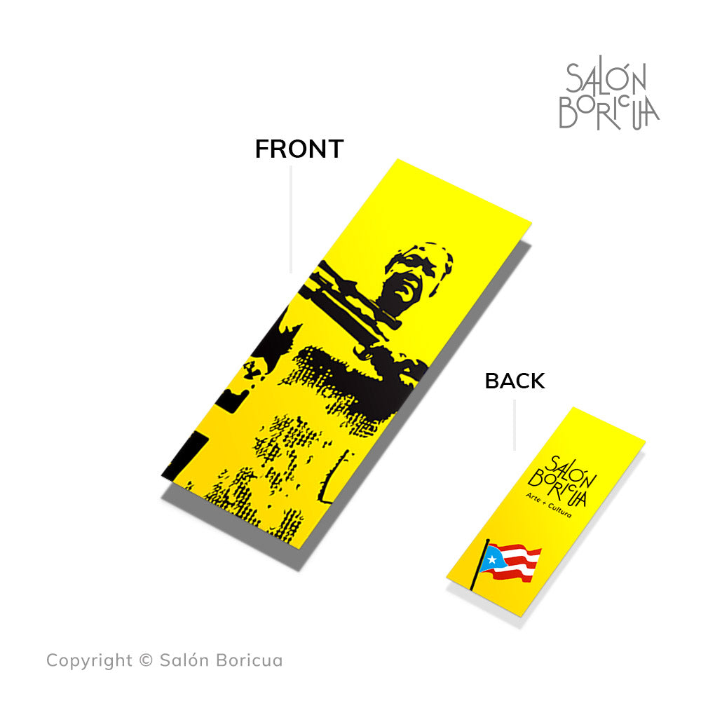 Bookmark: #7 Blanca Canales - Amarillo (Marcador)