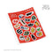 Mini Stickers Sheet No. 2 - RED (Premium Sticker)