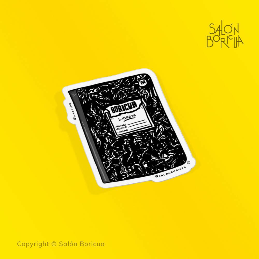 Mi Libreta de Escuela Boricua (Premium Sticker)