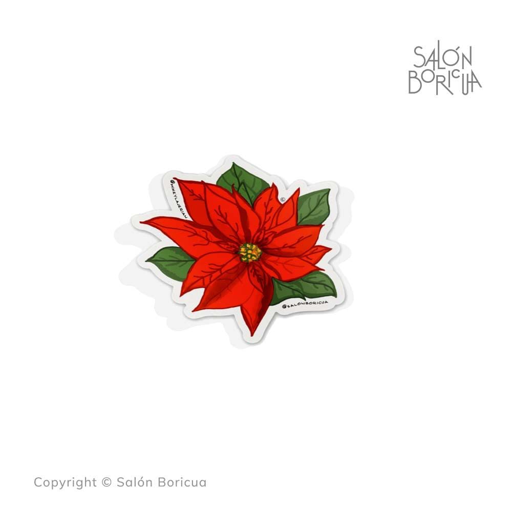 Flor de Pascua (Premium Sticker)