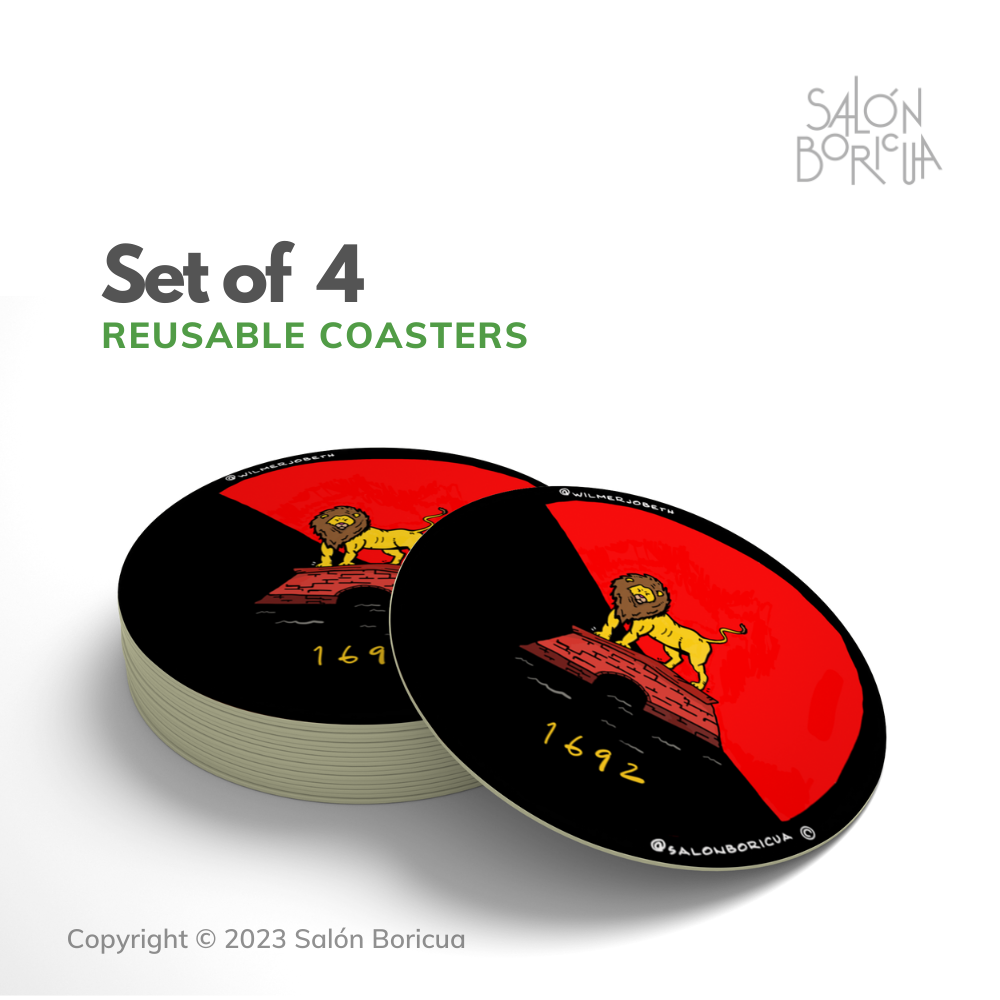 Set of 4: Ponce Rounded (Coasters)