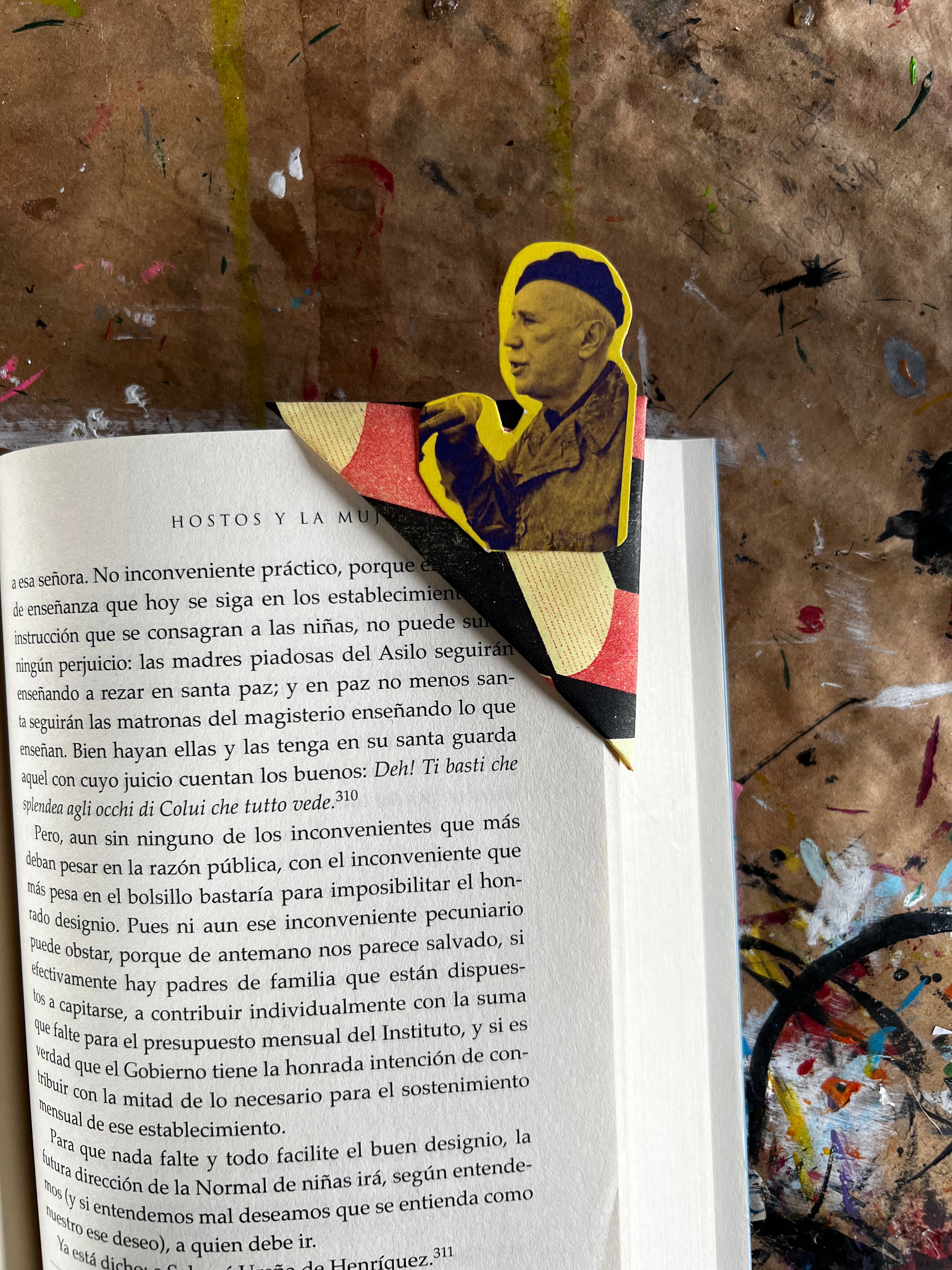 Handmade: Juan A. Corretjer (Origami Corner Bookmark)