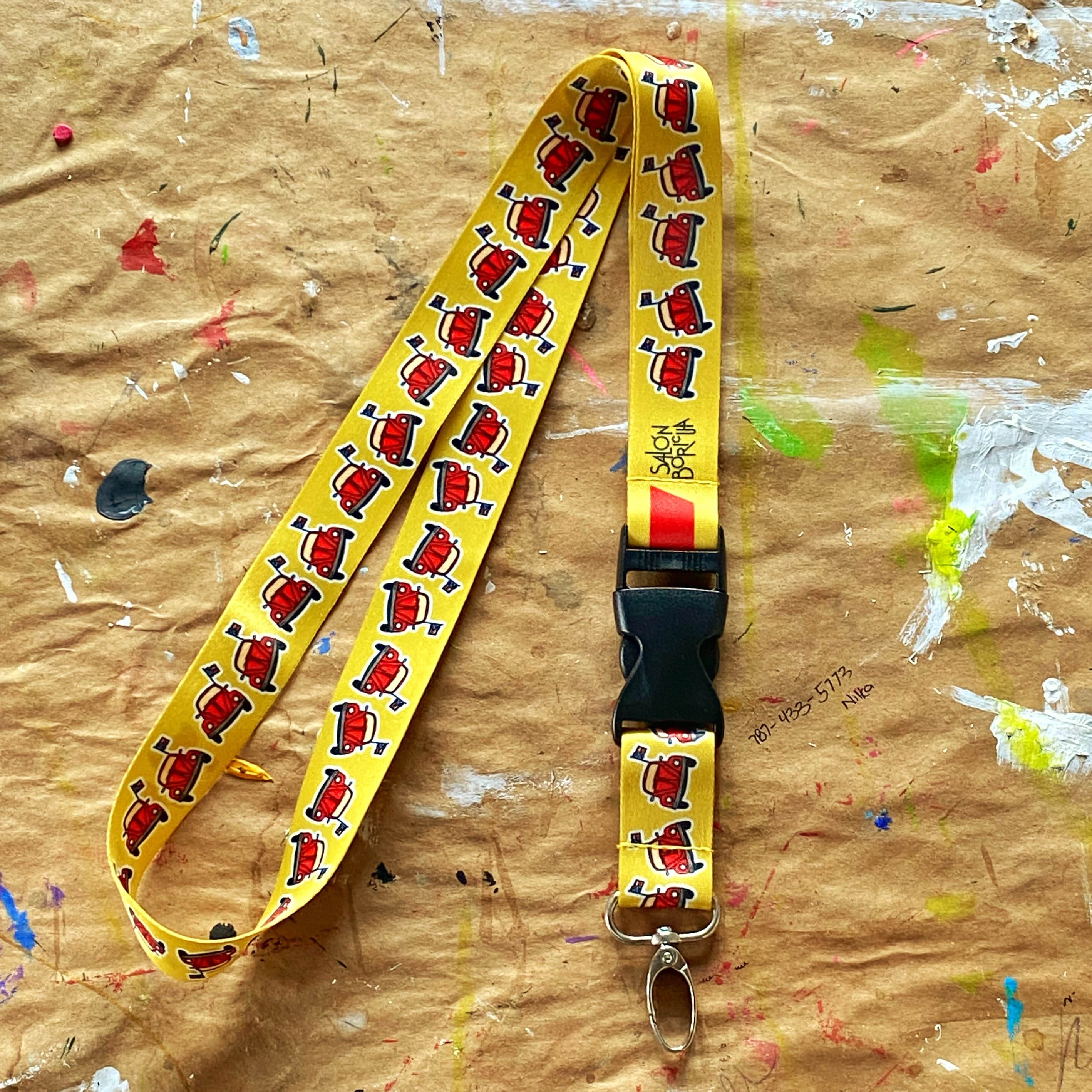Yellow Volky Rojo (Lanyard)