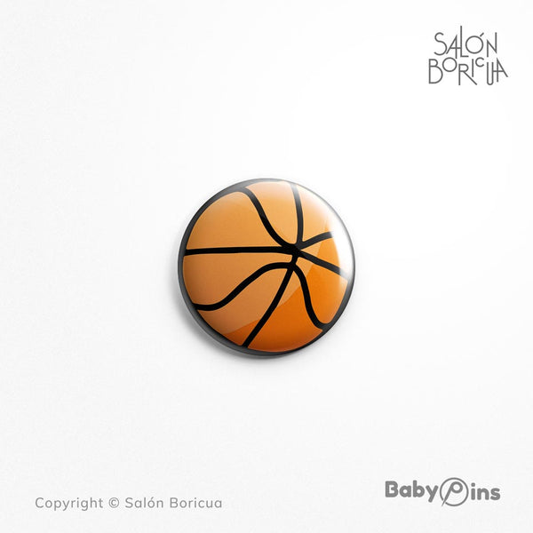 Pin: #08 Bola de Baloncesto (BabyPins™)