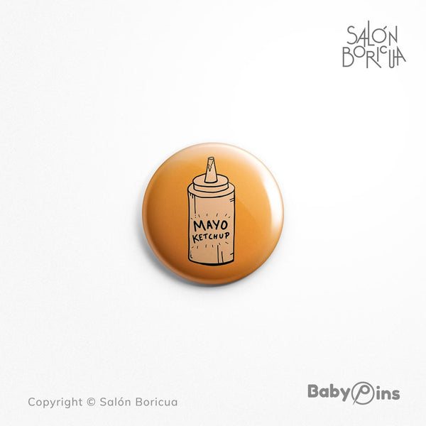Pin: #44 Mayo-Ketchup (BabyPins™)