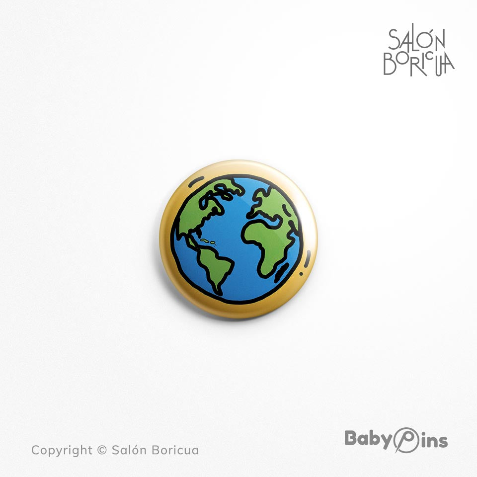 Pin: #60 Planeta Tierra (BabyPins™)