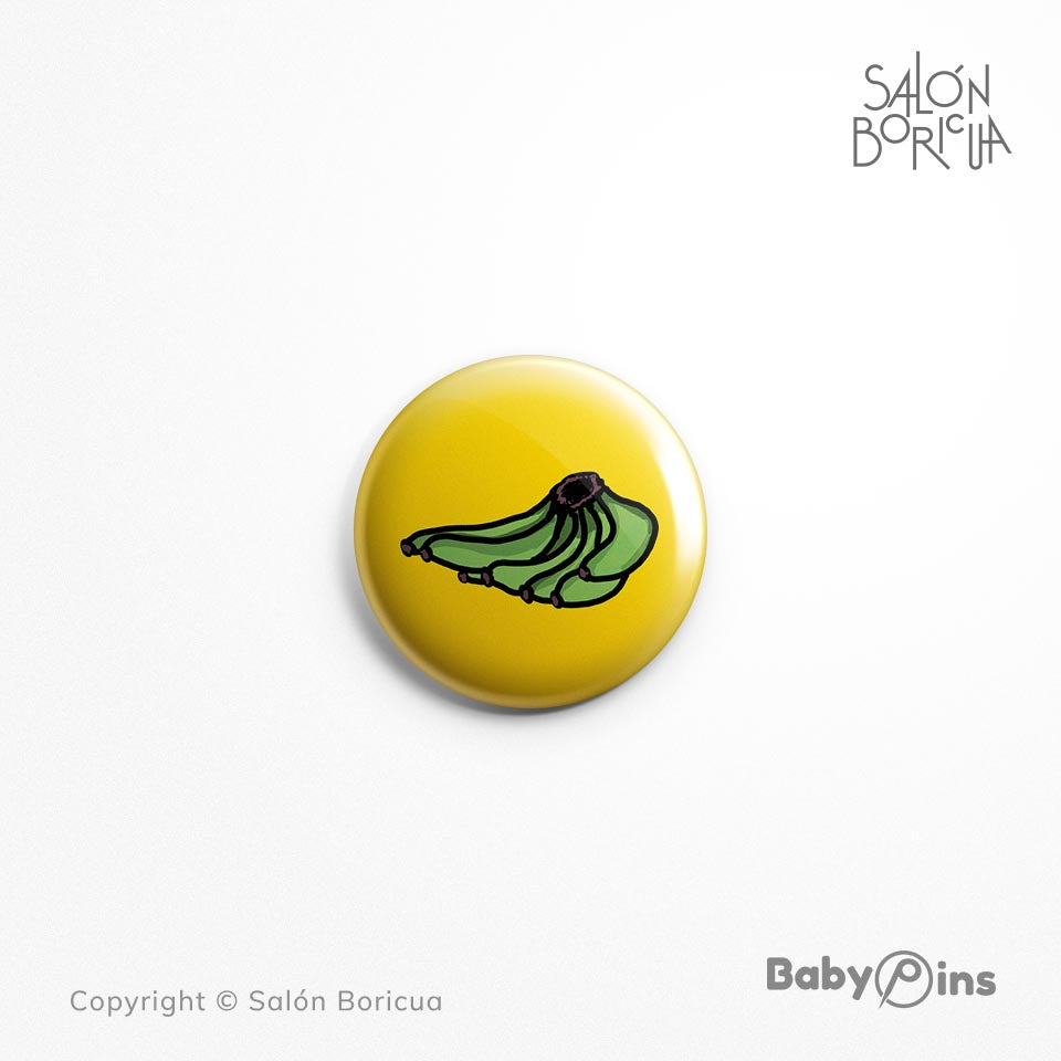 Pin: #62 Plátanos Verdes (BabyPins™)