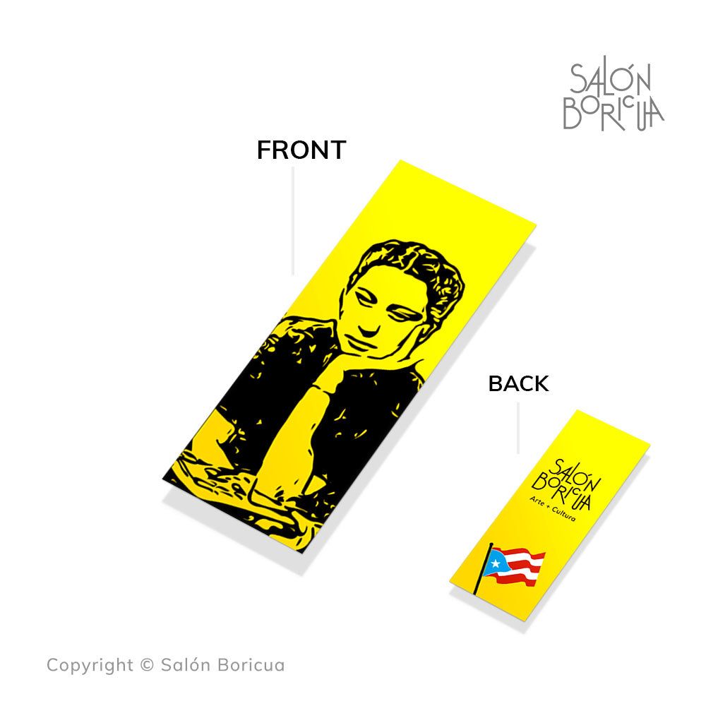 Bookmark: #15 Julia de Burgos - Amarillo (Marcador)