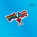Amor LGBTTIQ+ x Puerto Rico (Premium Sticker)