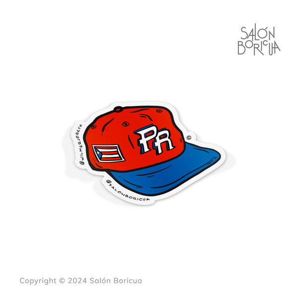 Gorra de PR - Roja (Premium Sticker)