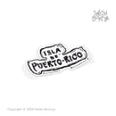 Isla de Puerto Rico Vintage (Premium Sticker)