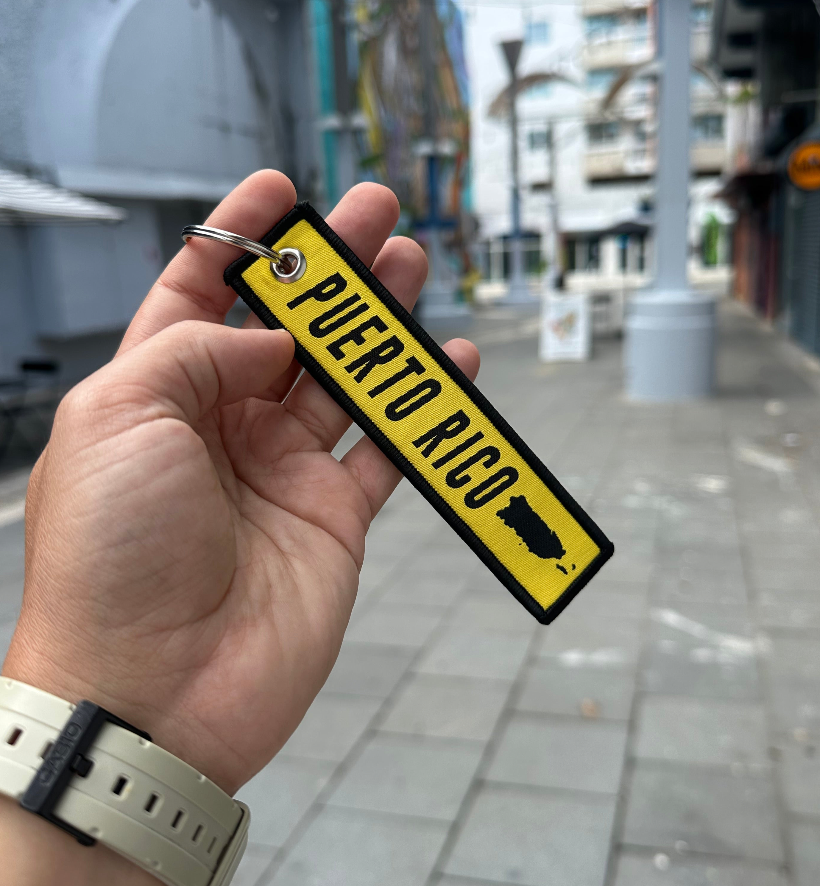 Llavero: Puerto Rico Archipiélago - Yellow (Keytag)