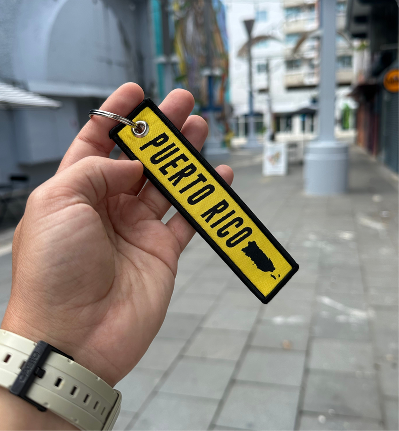 Llavero: Puerto Rico Archipiélago - Yellow (Keytag)