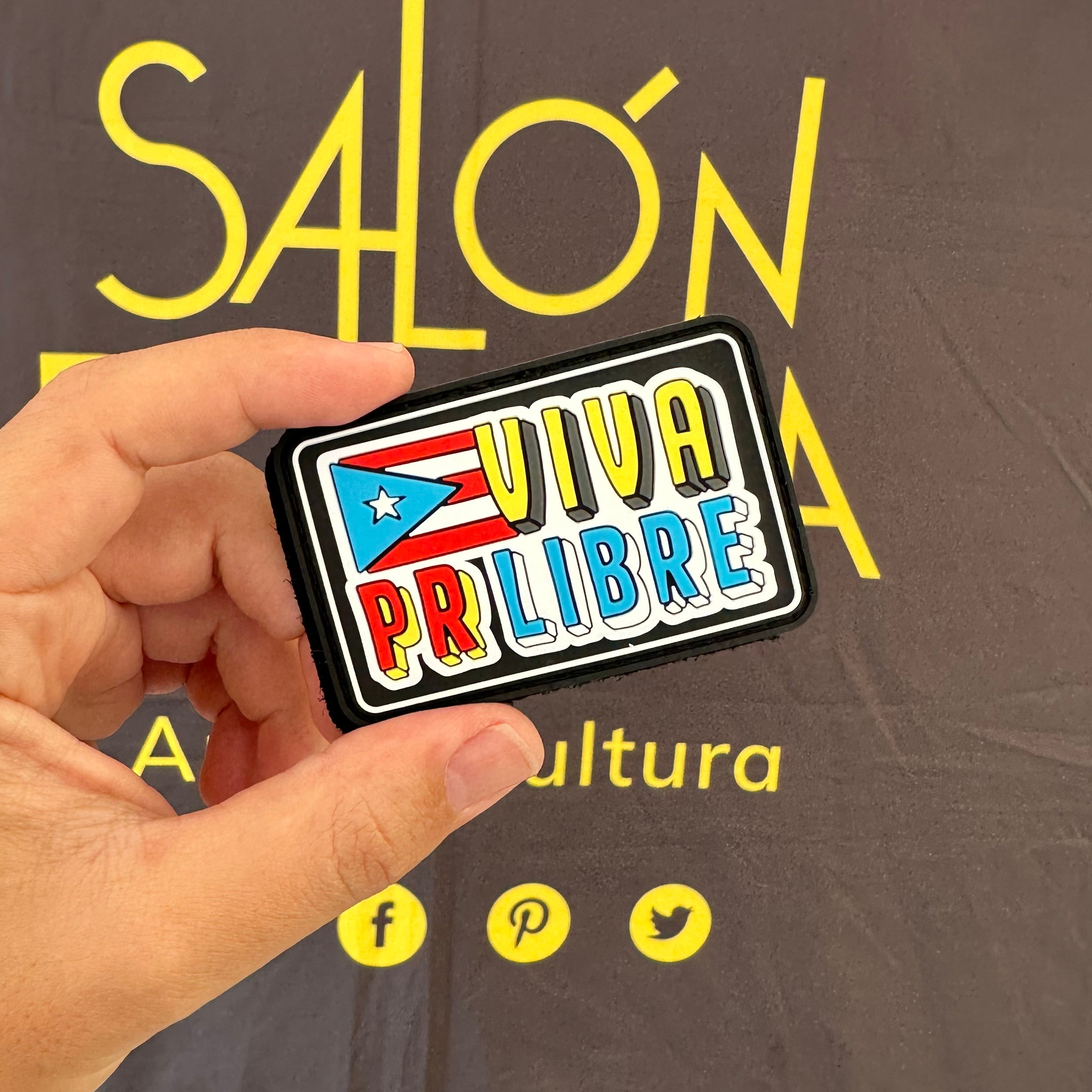 Parcho PVC/Velcro: Viva PR Libre (Patch)