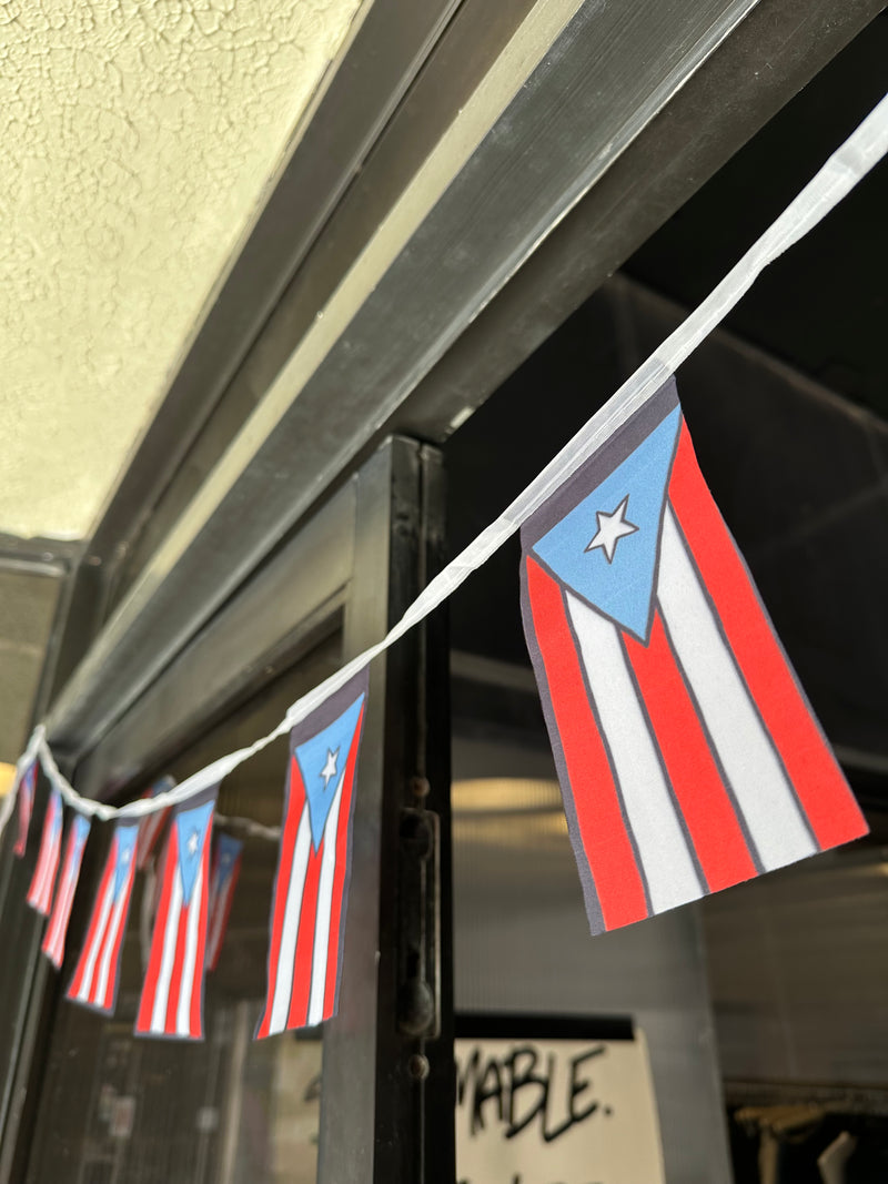 String: Mini SB Puerto Rican Flags (Sky Blue)