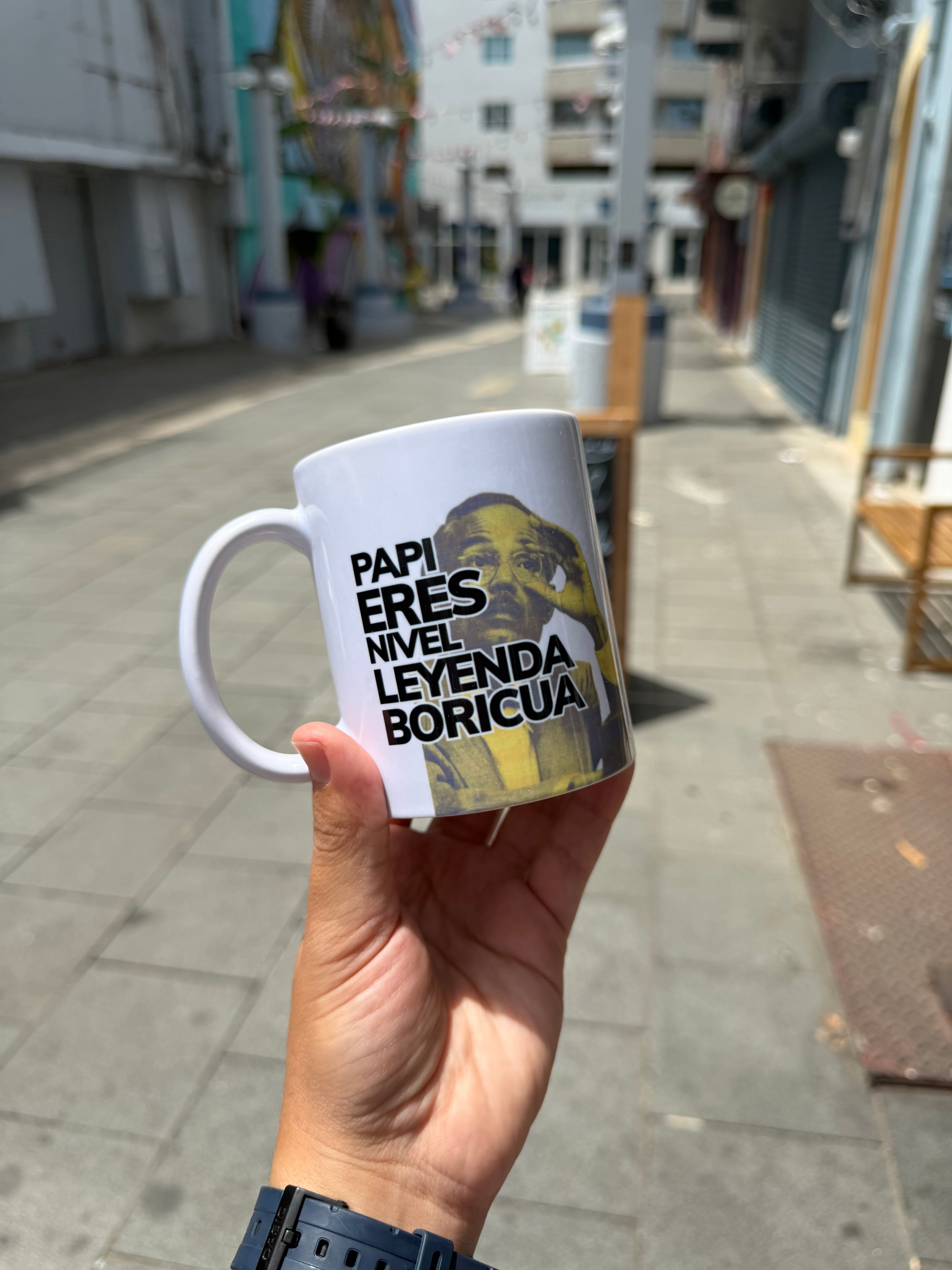 Taza: Papi Eres Nivel Leyenda Boricua: Albizu Campos (Mug)
