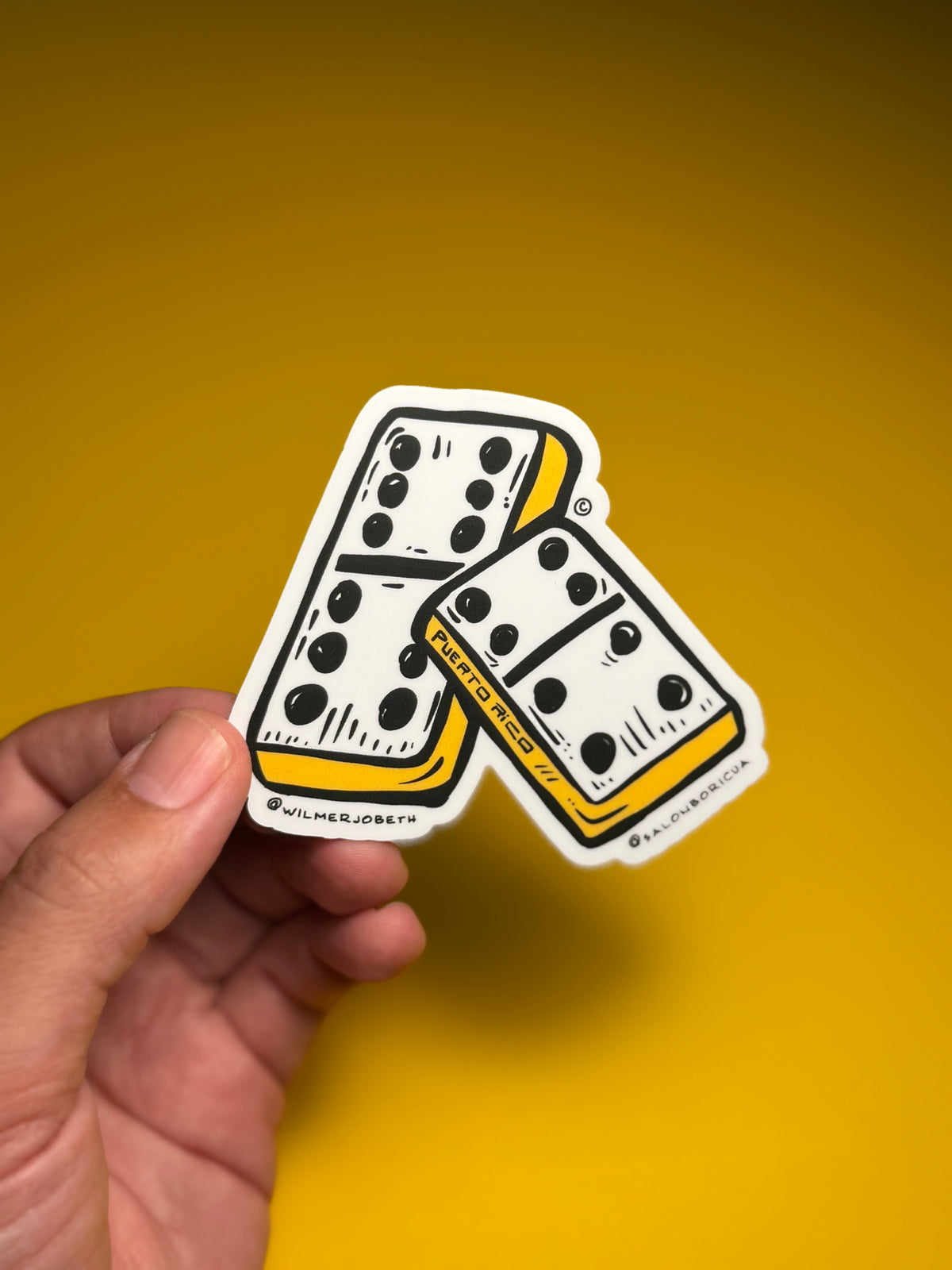 Dominó Puerto Rico (Premium Sticker)
