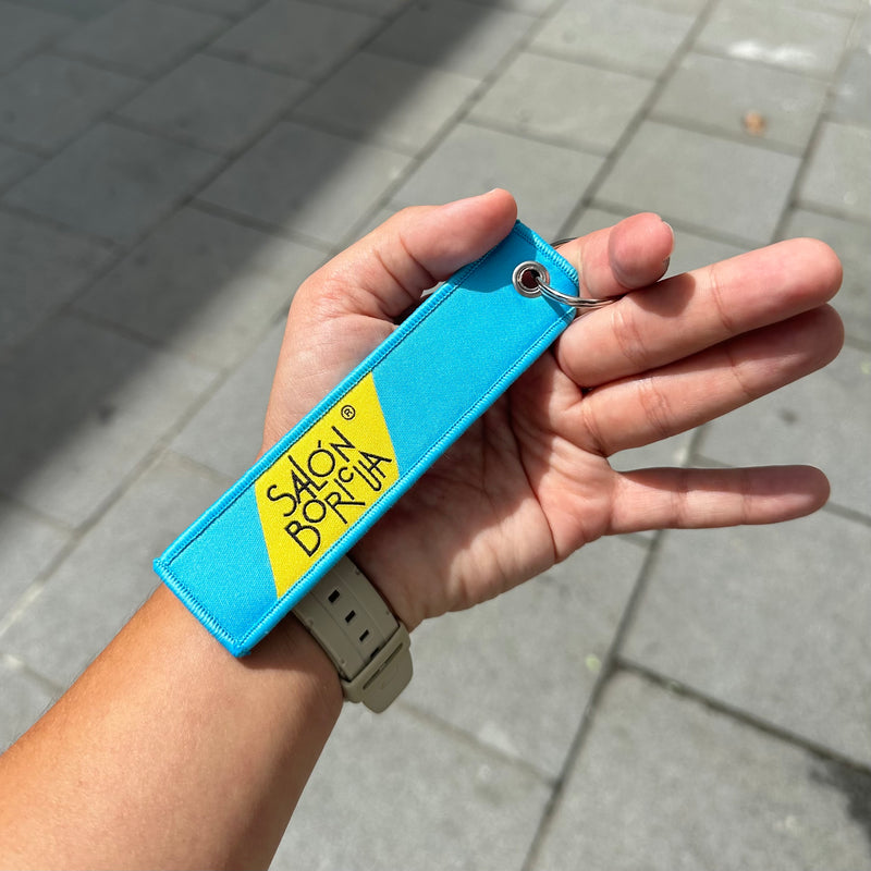 Llavero: Puerto Rico Sky Blue Flag (Keytag)