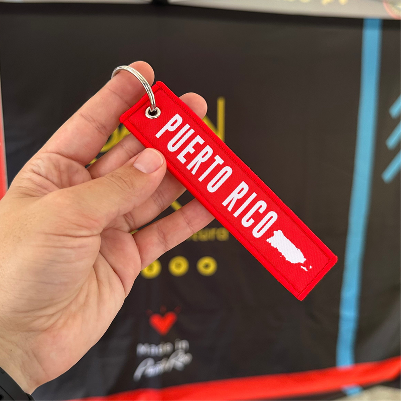 Llavero: Puerto Rico Archipiélago - Supreme Red (Keytag)