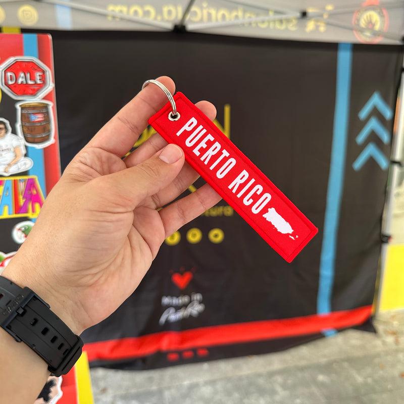 Llavero: Puerto Rico Archipiélago - Supreme Red (Keytag)