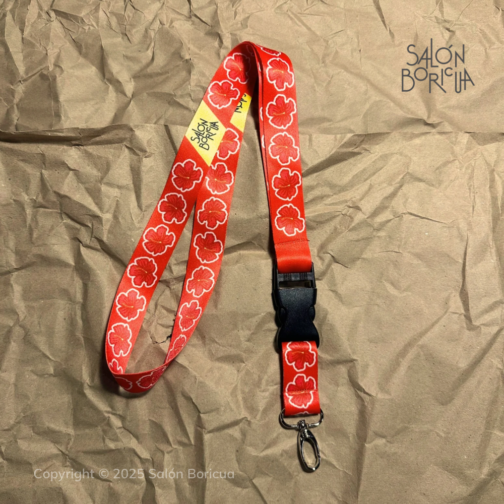 Red Flor de Maga (Lanyard)