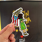 Seguimos Aquí / Nena con Bandera de Puerto Rico (Premium Sticker)