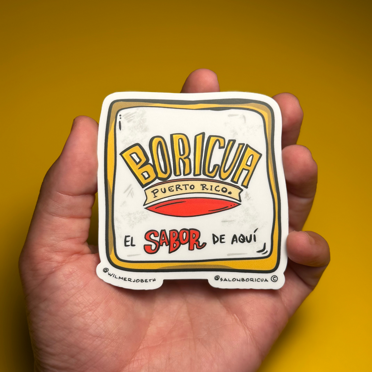 Boricua Corona Vintage (Premium Sticker)