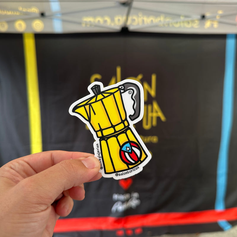 Greca Amarilla (Premium Sticker)
