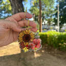Adorno: Flores del Patio (Acrylic Christmas Ornament)
