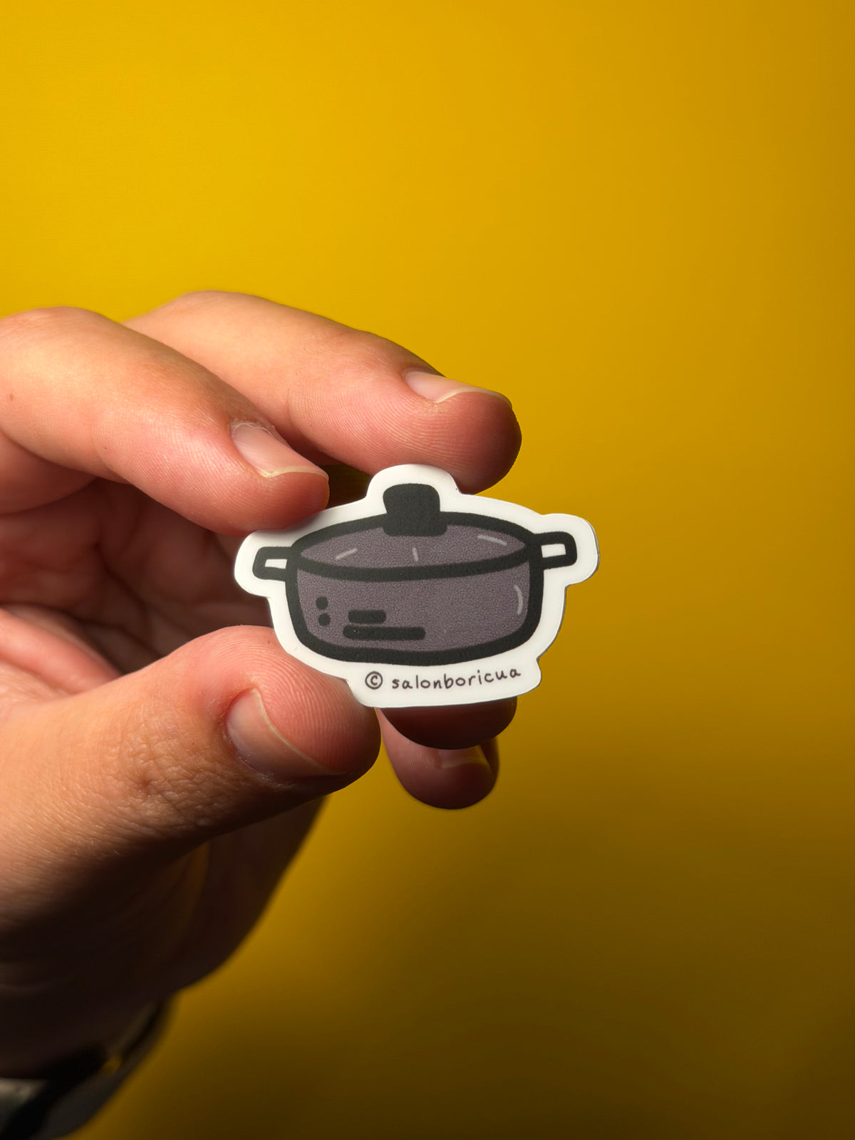 Mini Sticker: Caldero / Olla (Premium Sticker)