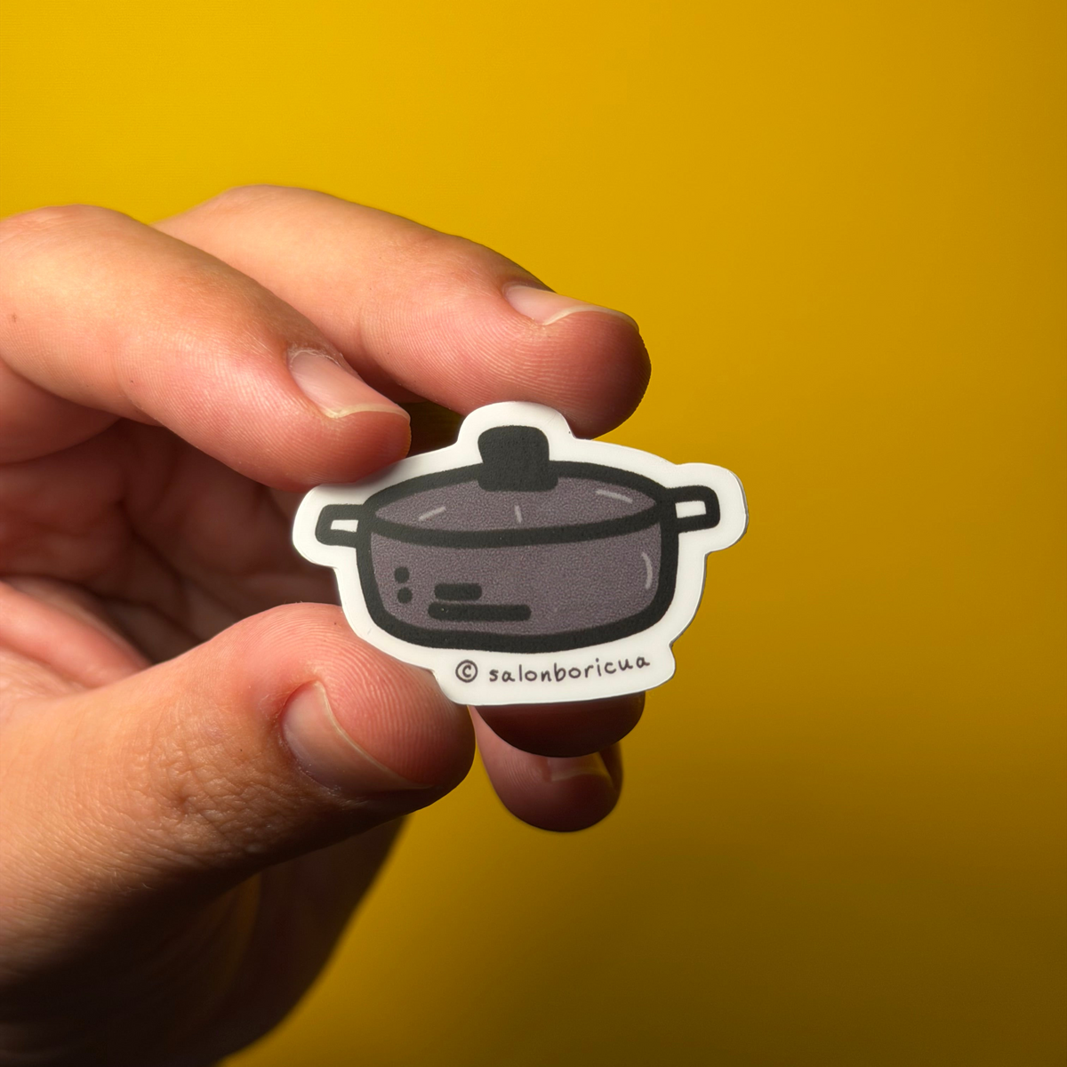 Mini Sticker: Caldero / Olla (Premium Sticker)