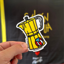 Greca Amarilla (Premium Sticker)