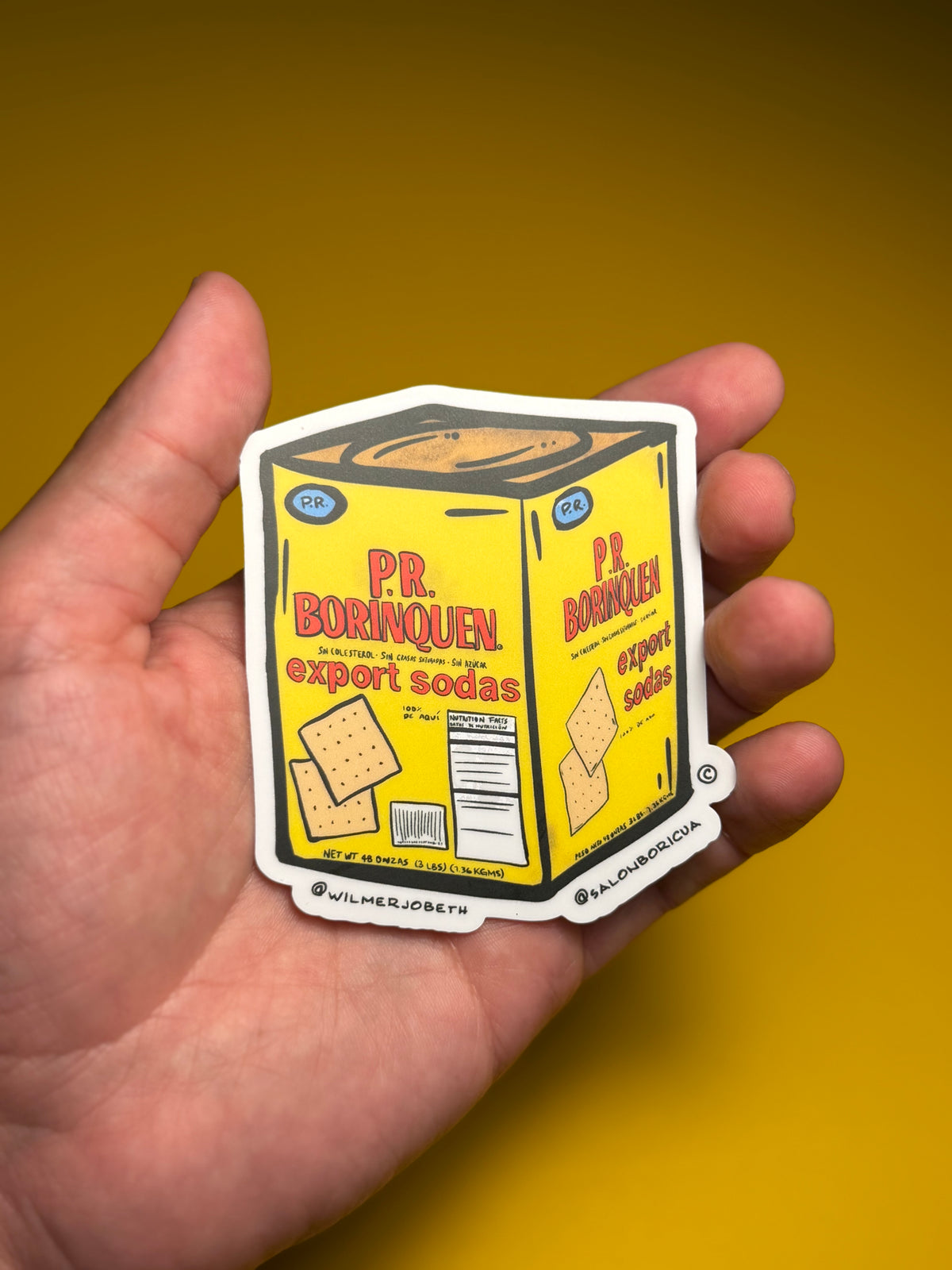 Lata de Galletas Borinquen (Premium Sticker)
