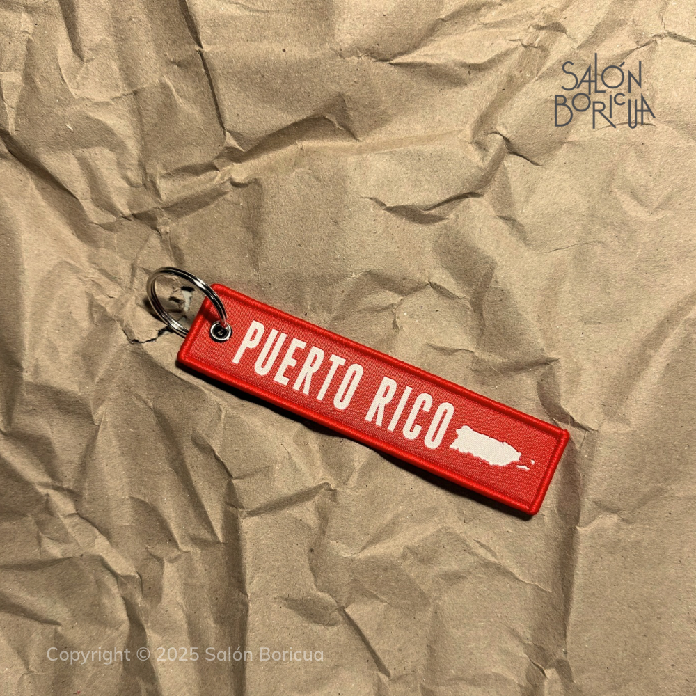Llavero: Puerto Rico Archipiélago - Red (Keytag)