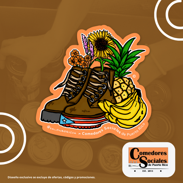 CSPR x SB - Botas con Cosecha Boricua (Premium Sticker) - Limited Edition