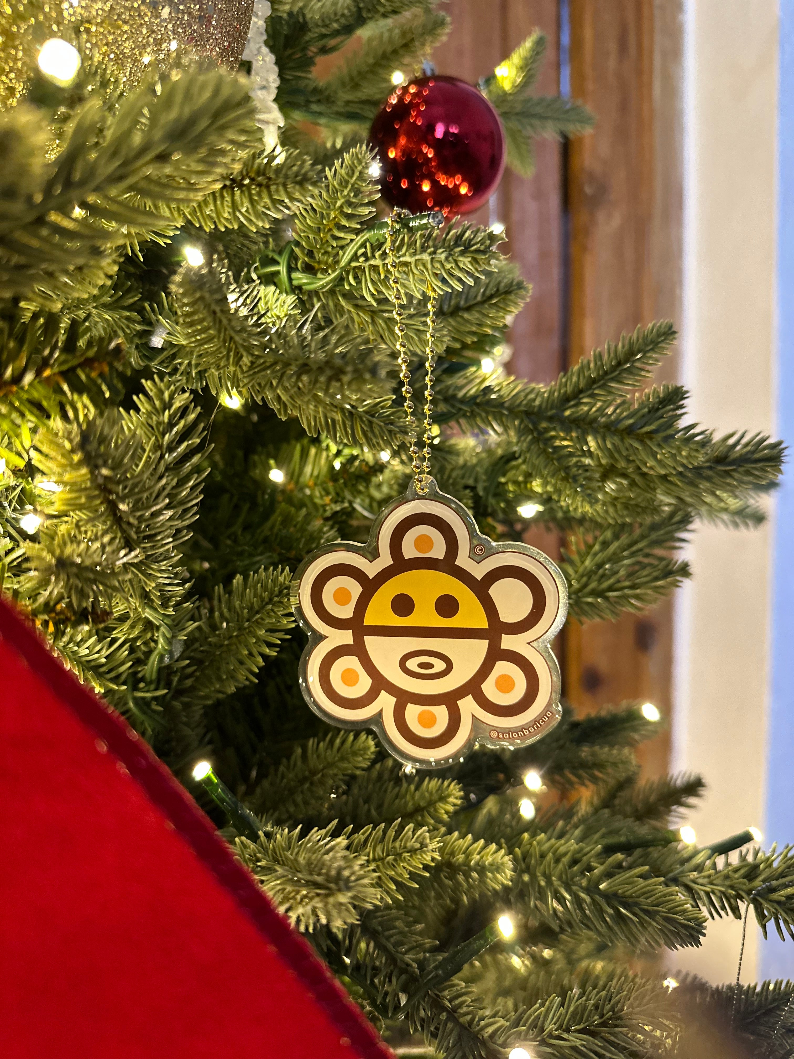 Adorno: Sol Taíno (Acrylic Christmas Ornament)