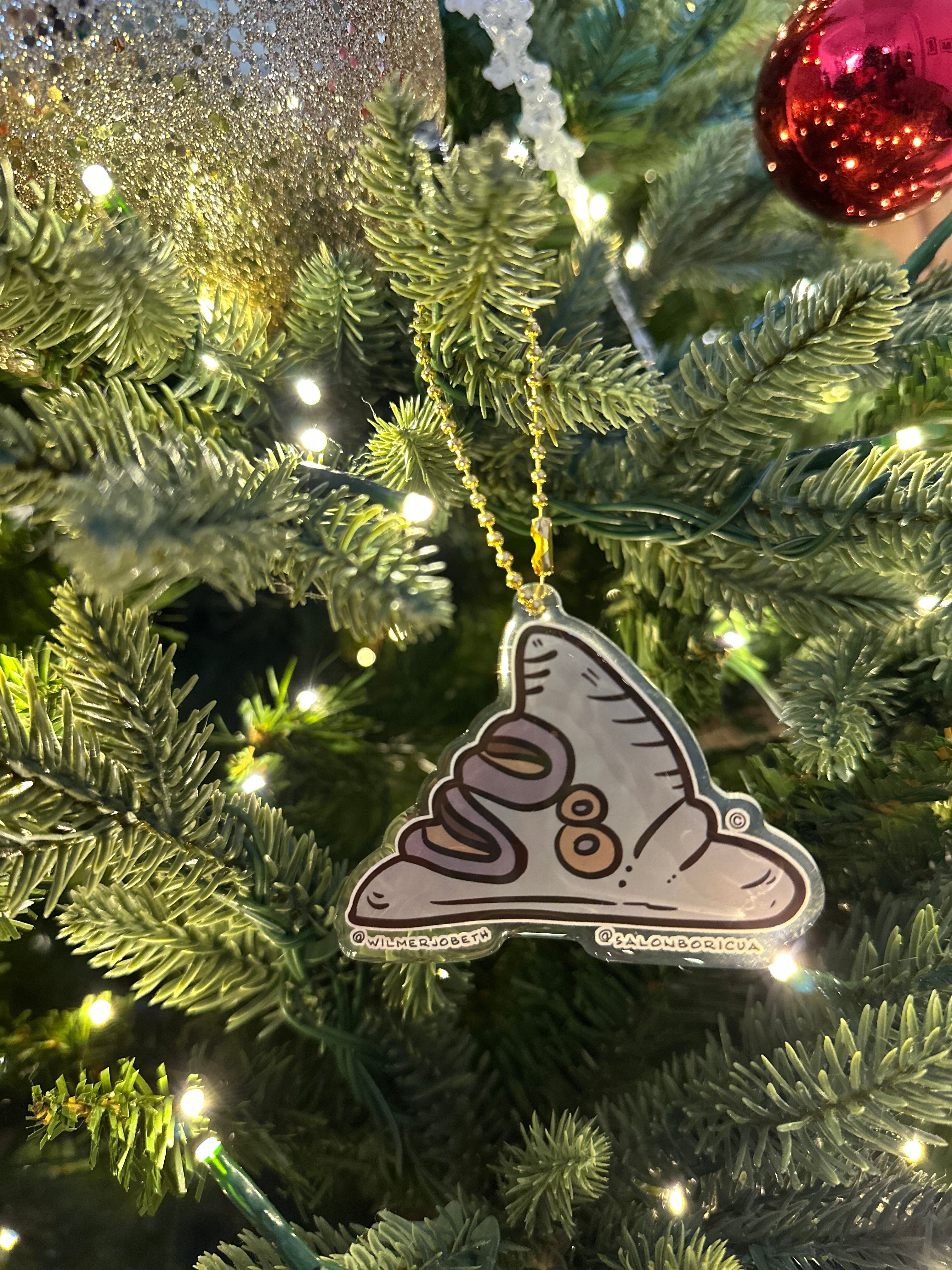 Adorno: El Cemi Taino (Acrylic Christmas Ornament)