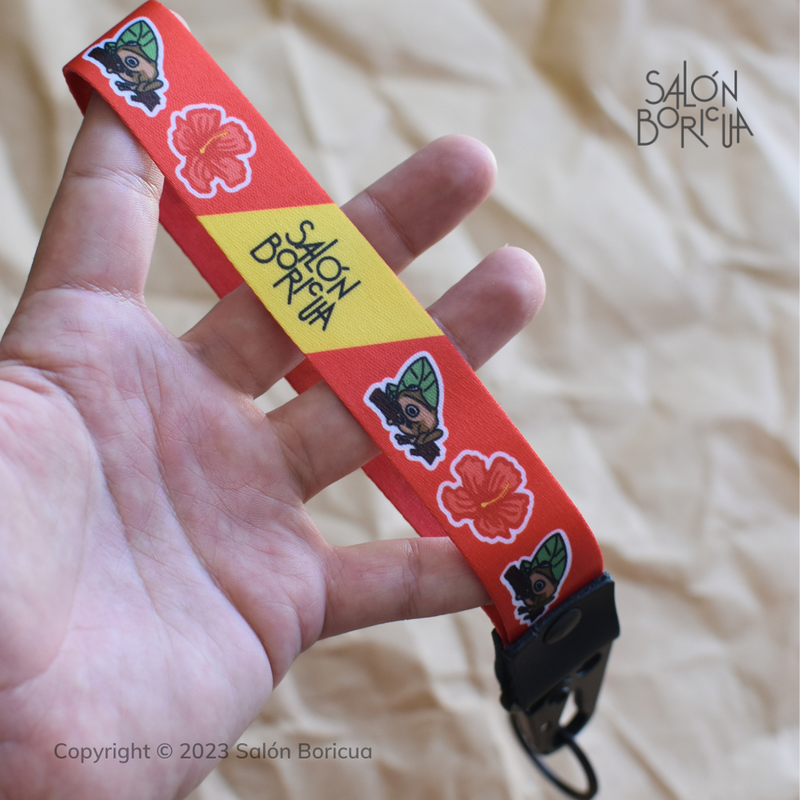 Flor de Maga/Coquí (Wrist Lanyard)